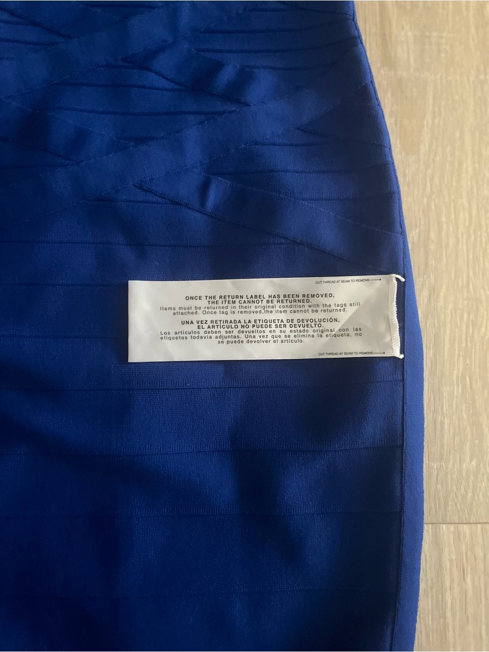 NWOT Dress the Population Women’s Ximena Dress Electric Blue - Size XS - Picture 3 of 9